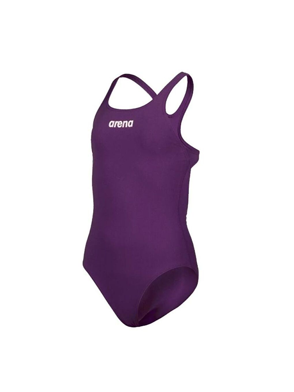 Girls Team Swimsuit Swim Pro Solid Çocuk Yüzücü Mayosu 004762911 Mor-1