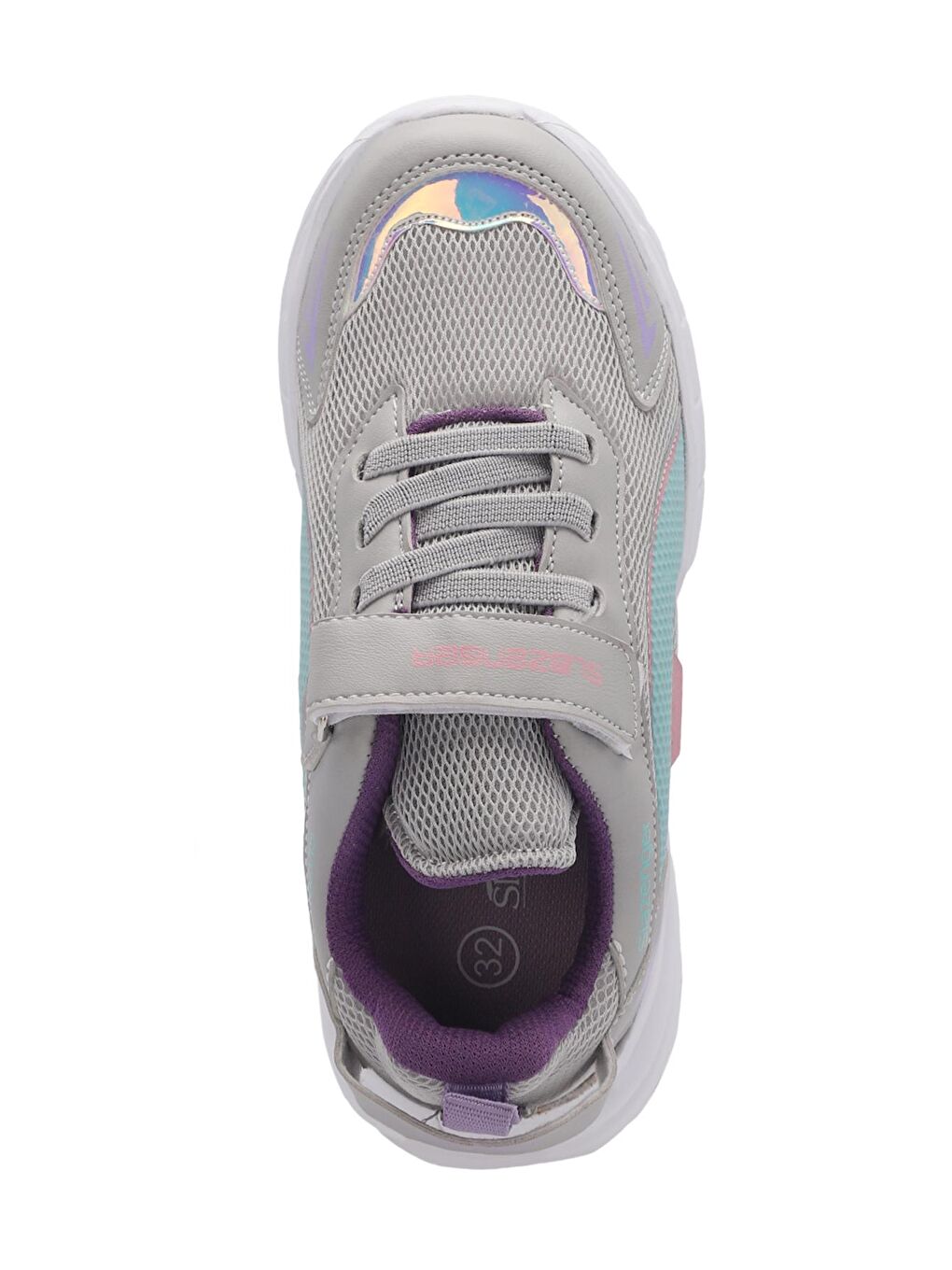 SLAZENGER Gri KLAN Kız Çocuk Sneaker Ayakkabı Gri - 4