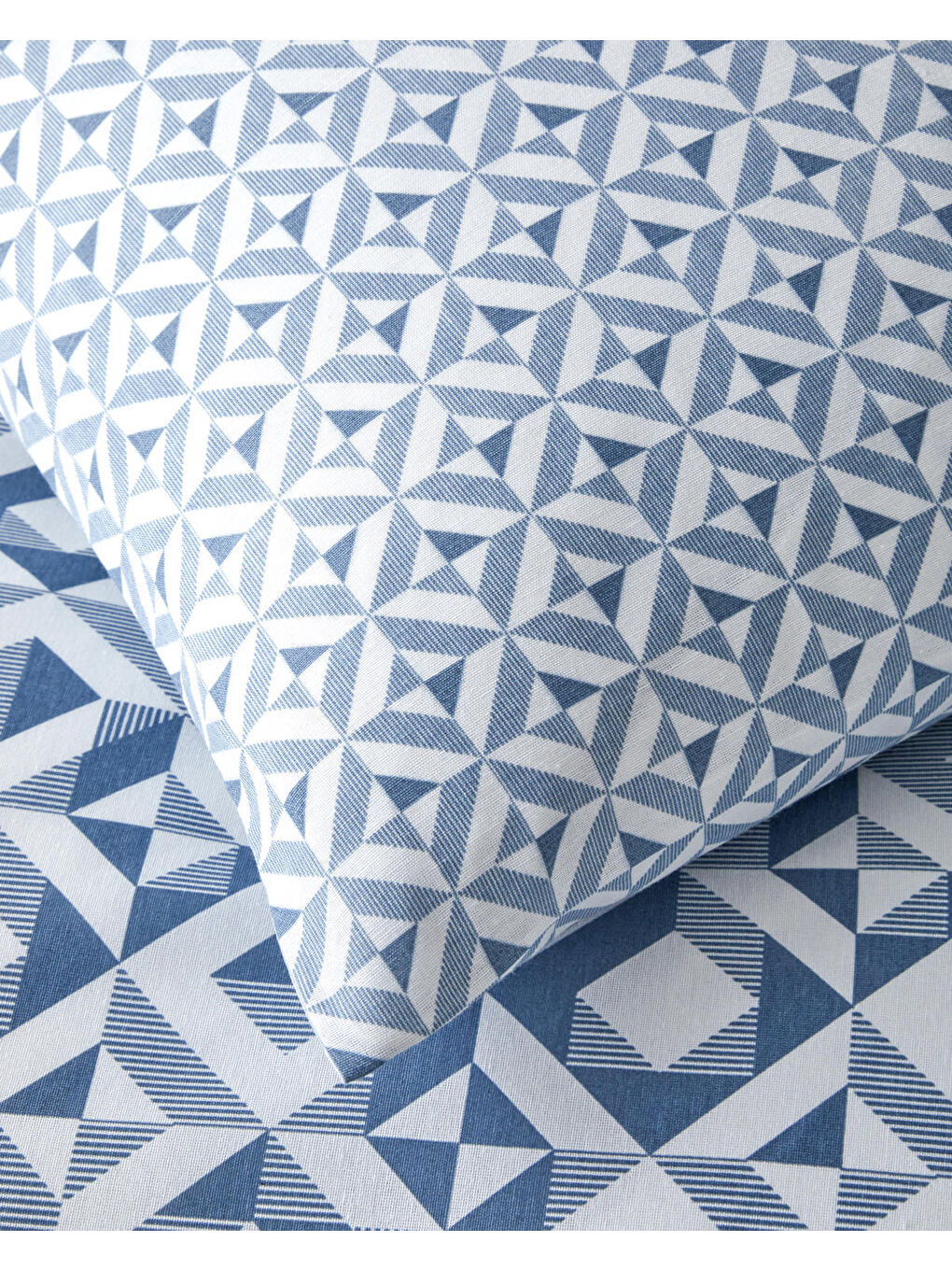 Symetra Kolay Ütülenir Çarşaflı Çift Kişilik Nevresim Takımı 200x220 cm Mavi-3