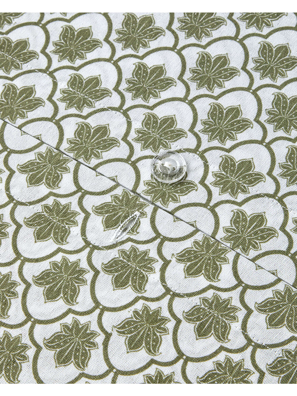 Chic Bloom Kolay Ütülenir Çift Kişilik Nevresim Takımı 200x220 cm Yeşil-6