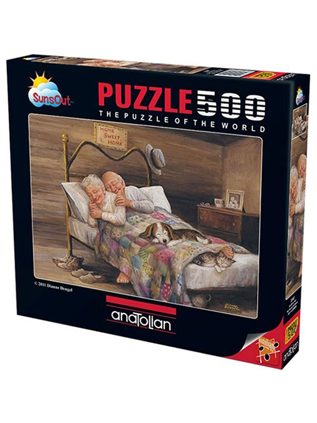 Anatolian Renksiz Puzzle 500 Parça Ev Gibisi Yok 3541