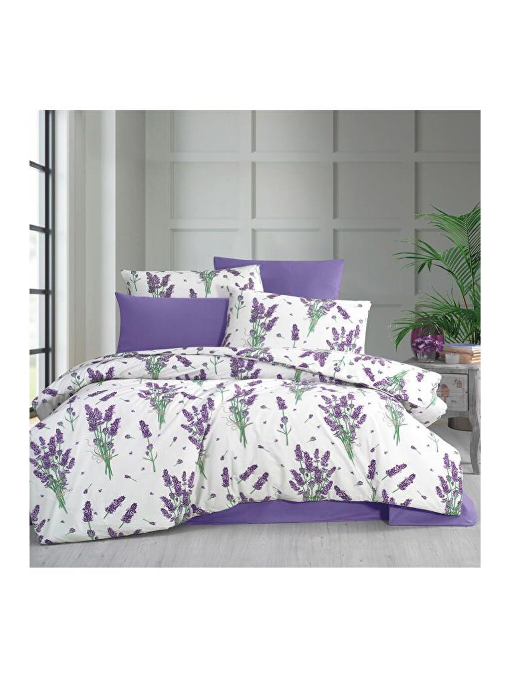 Karışık Jefri Çift Kişilik Nevresim Takımı-1