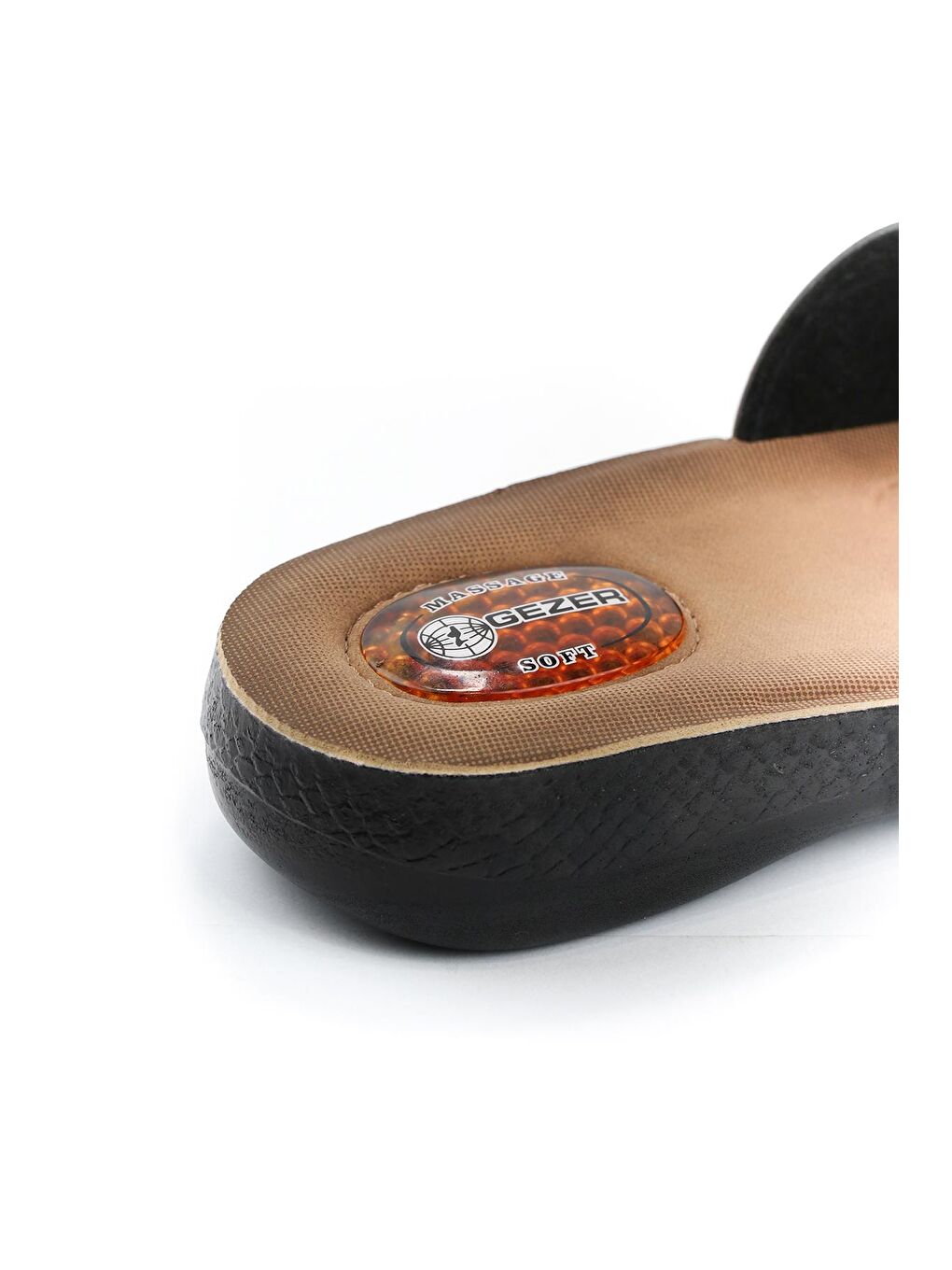 Siyah Yazlık Ayarlanabilir Tokalı Kadın Terlik-4