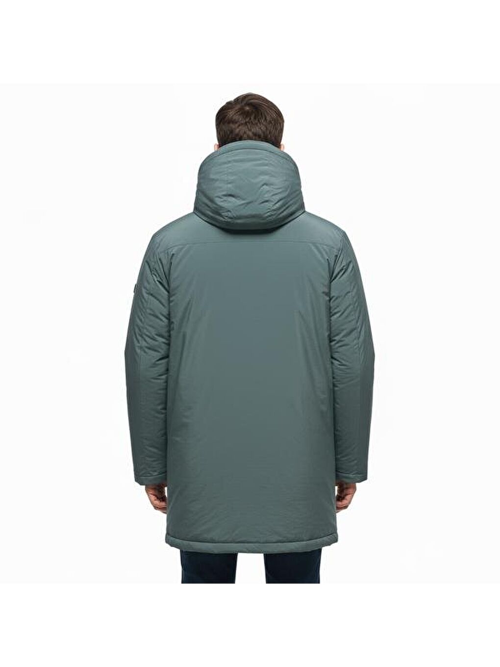 Global Erkek Yeşil Kapüşonlu Ceket-1