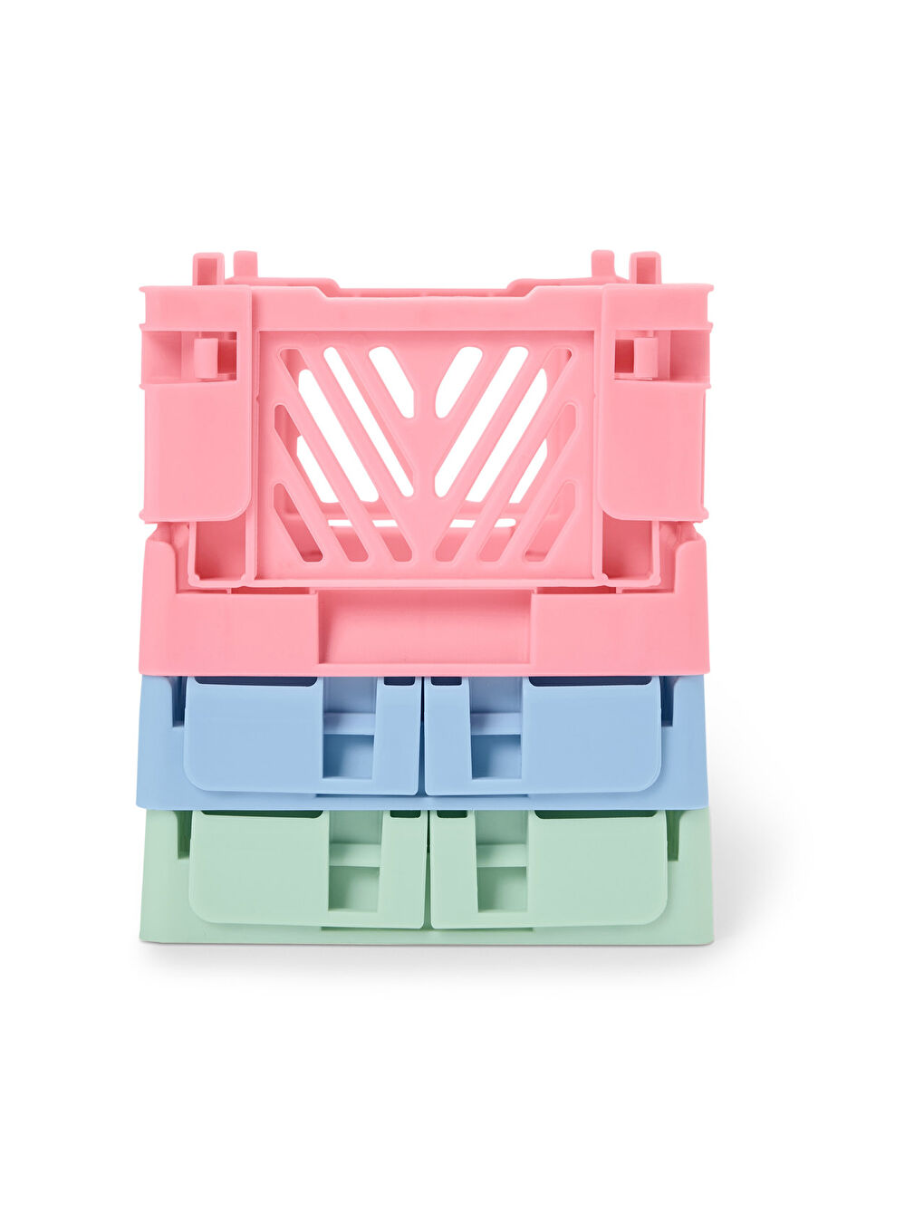 Renksiz 3 Adet Katlanabilir Düzenleyici Sandık-2