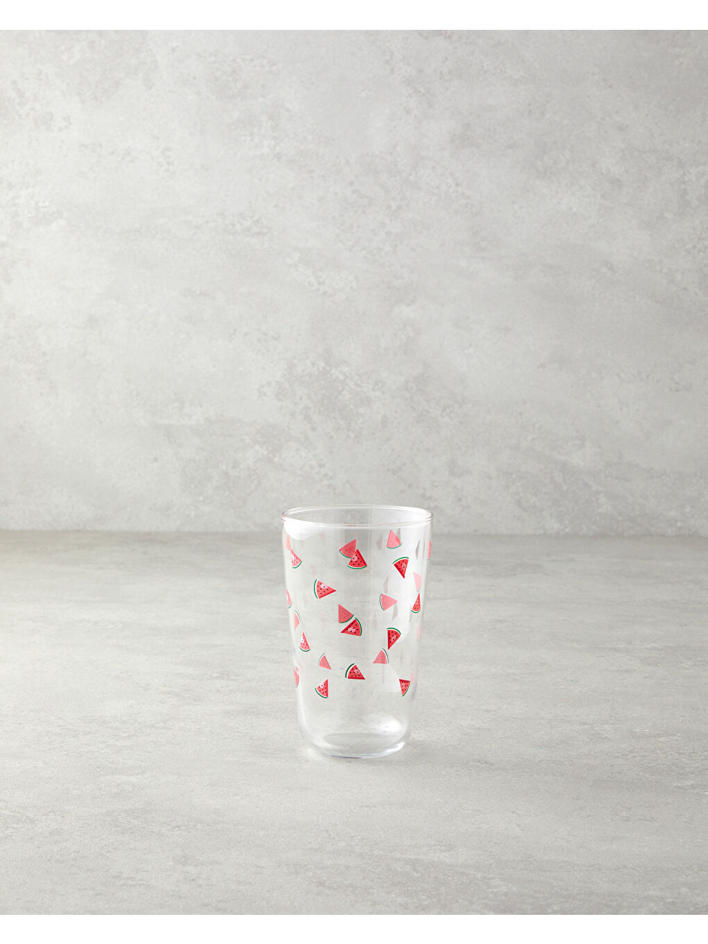 Watermellies Cam 3'lü Bardak 400 ml Kırmızı-1