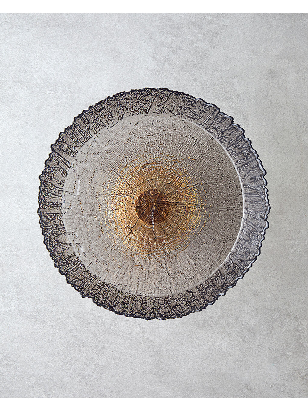 Regal Cam Kek Standı 25 cm Siyah-Gold-1