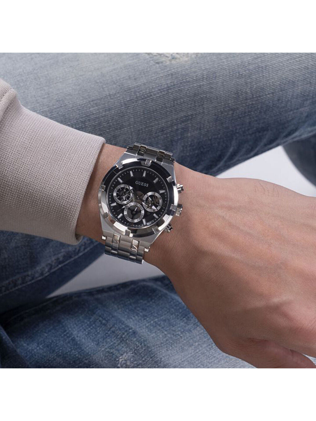 Gri GUGW0260G1 Erkek Kol Saati-3