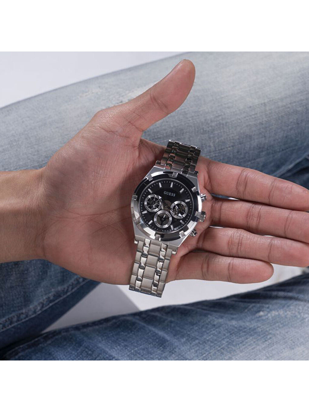 Gri GUGW0260G1 Erkek Kol Saati-5