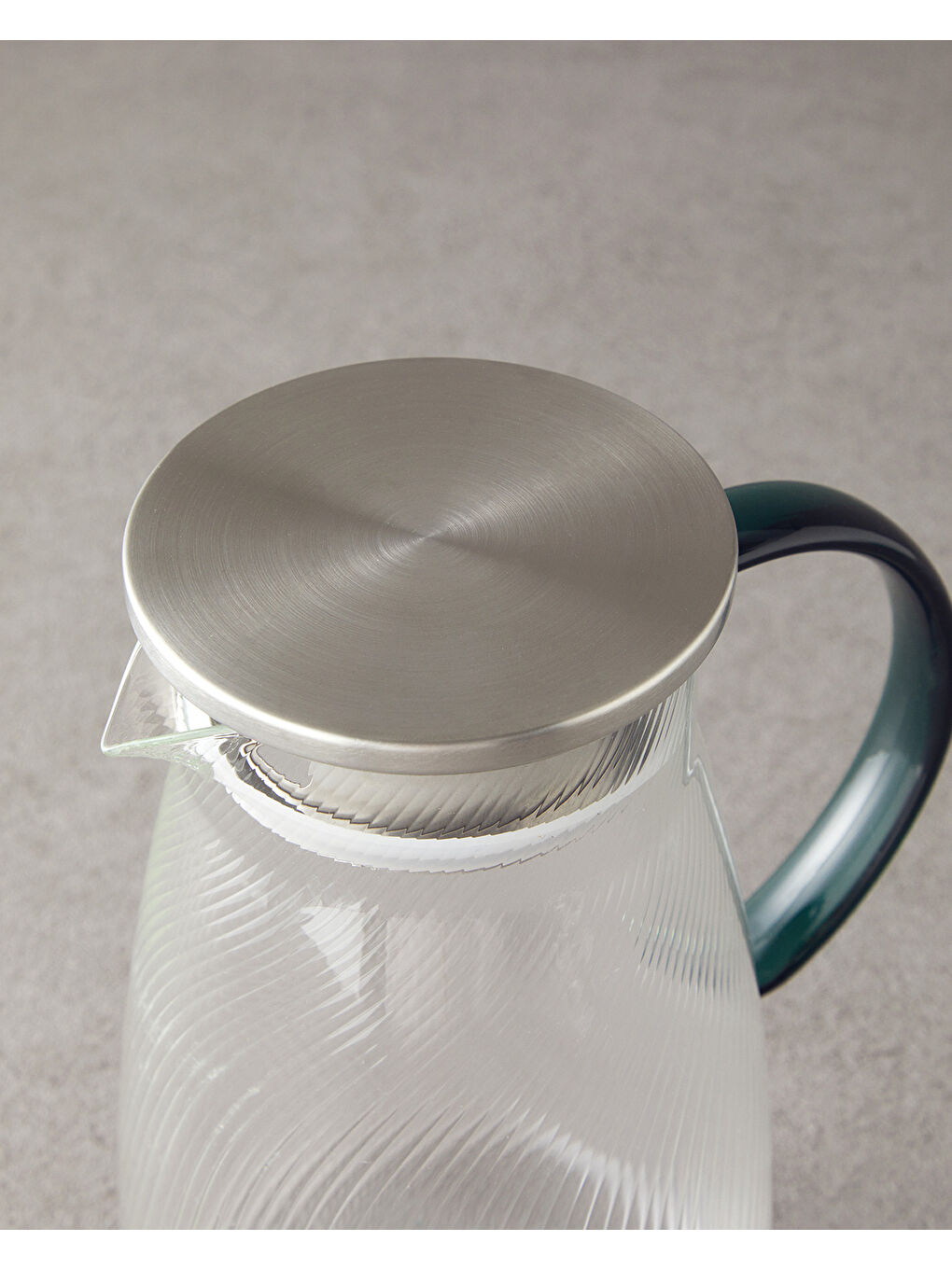 Renksiz Detroit Borosilikat Cam Sürahi 1400 ml Şeffaf-2