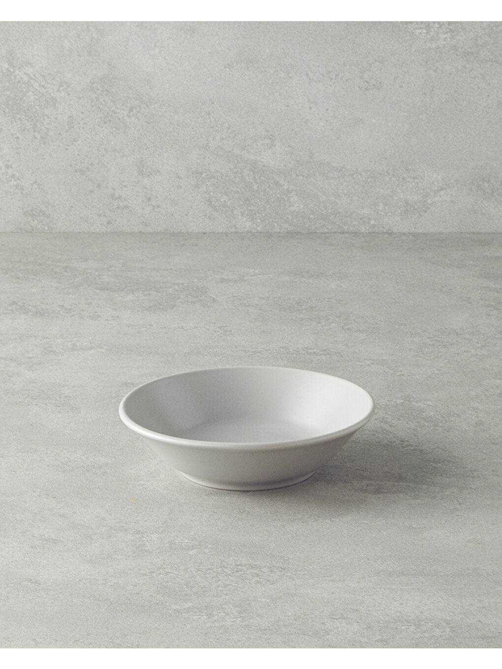 Mile Seramik Çukur Tabak 18 cm Gri