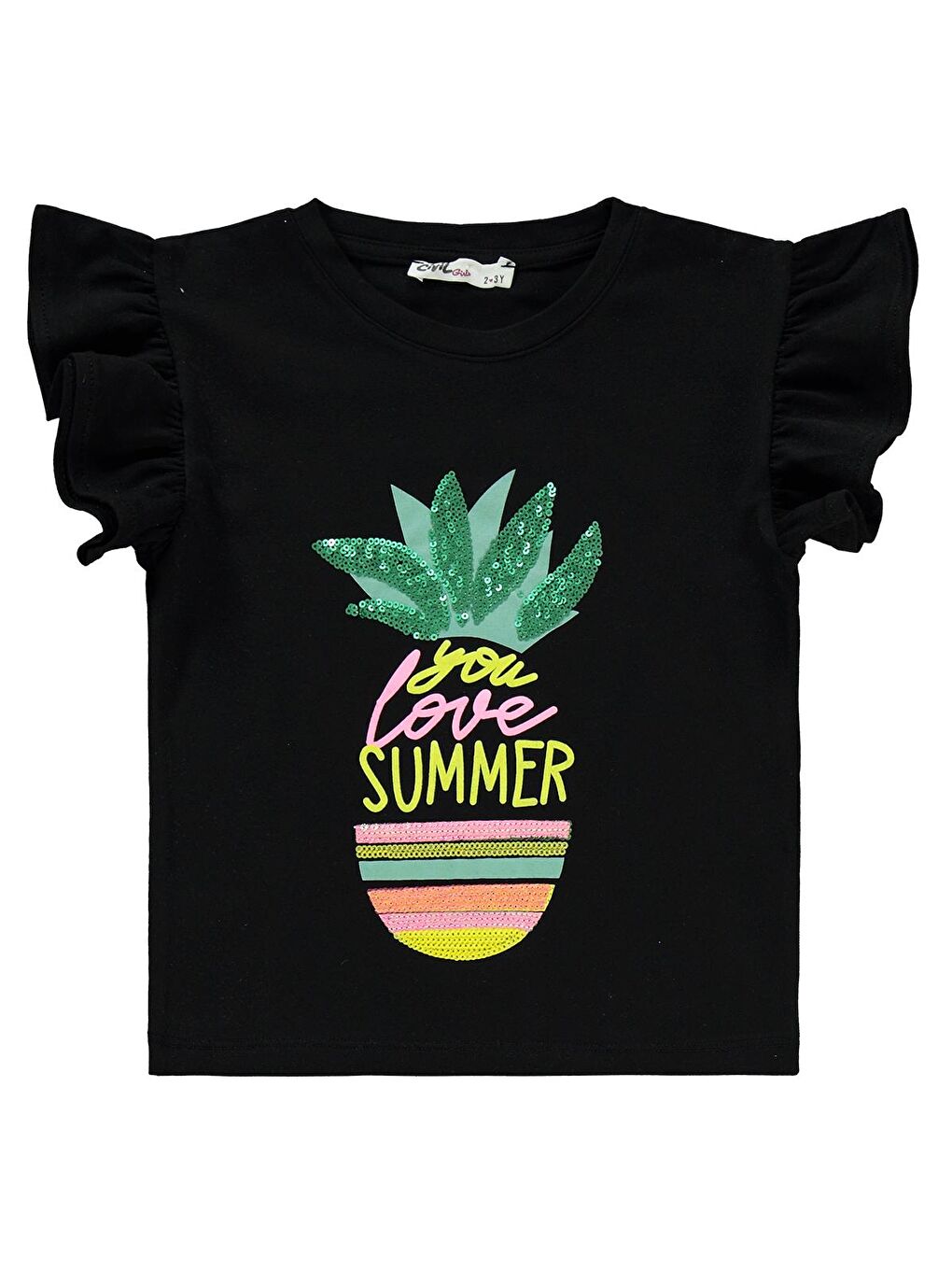 Girls Kız Çocuk Takım 2-5 Yaş Siyah-1