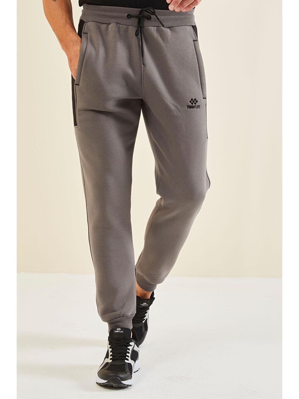 Koyu Gri Şardonlu Erkek Eşofman Alt - 82118