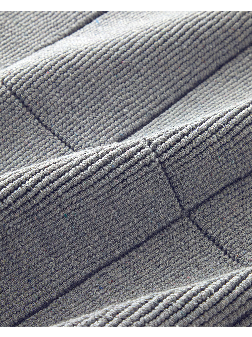 Classy Diamond Pamuk Polyester Banyo Paspası Seti Gri-2