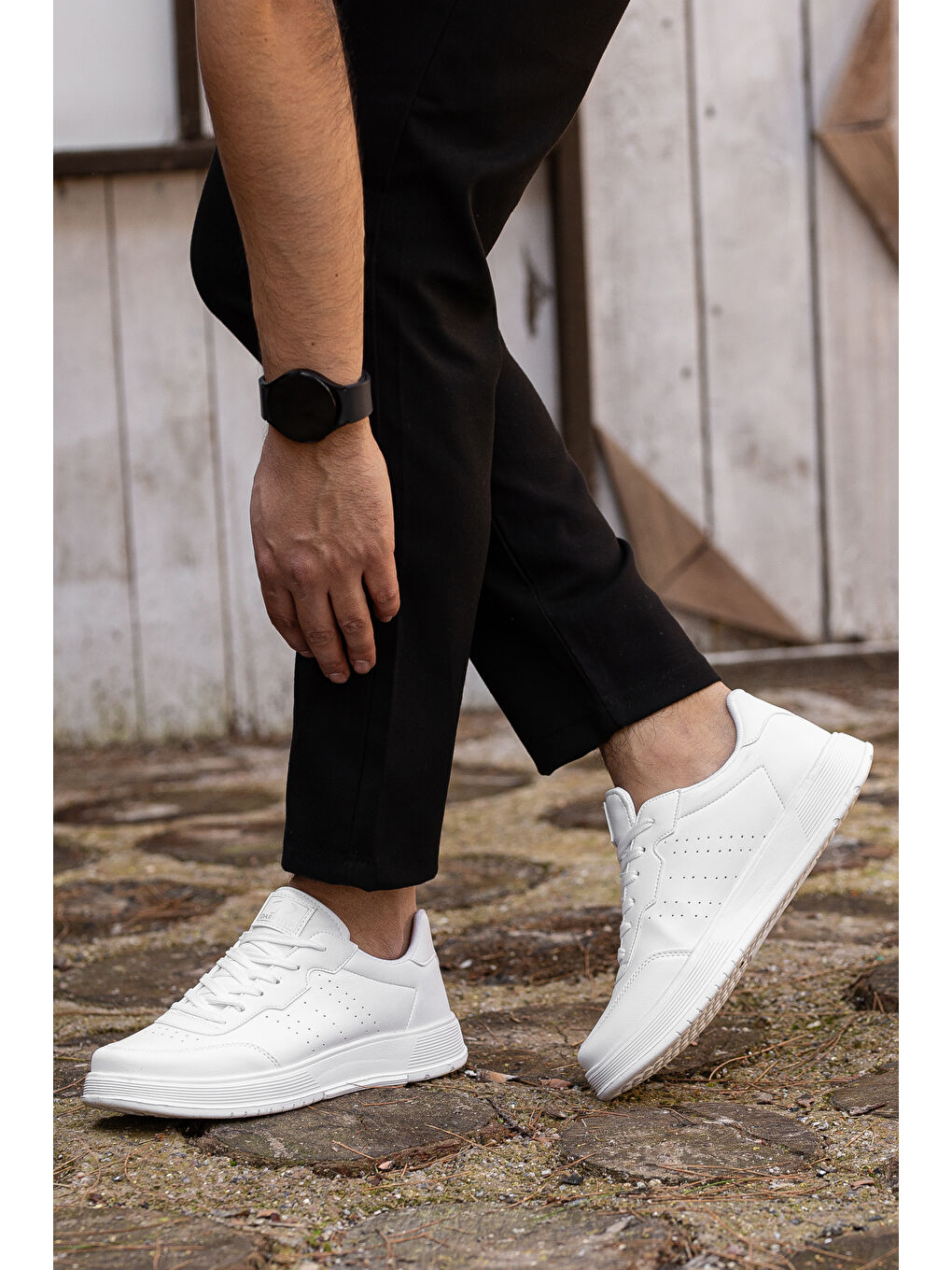 Beyaz D0158 Günlük Ortopedik Unisex Sneaker Spor Ayakkabı