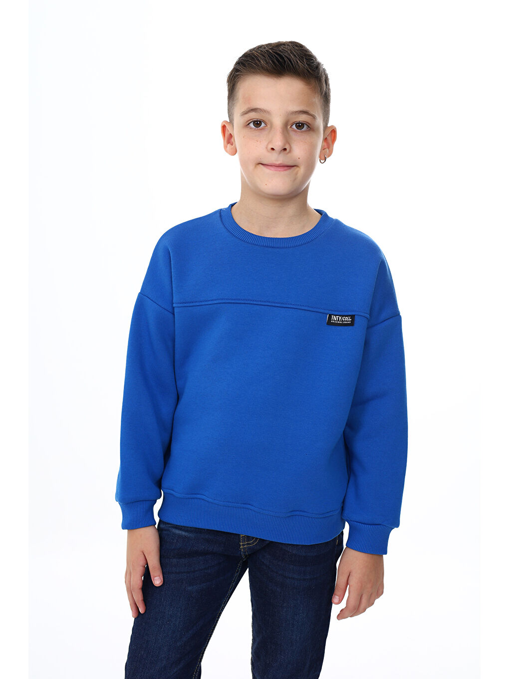 Toontoykids Mavi Erkek Çocuk Sweatshirt