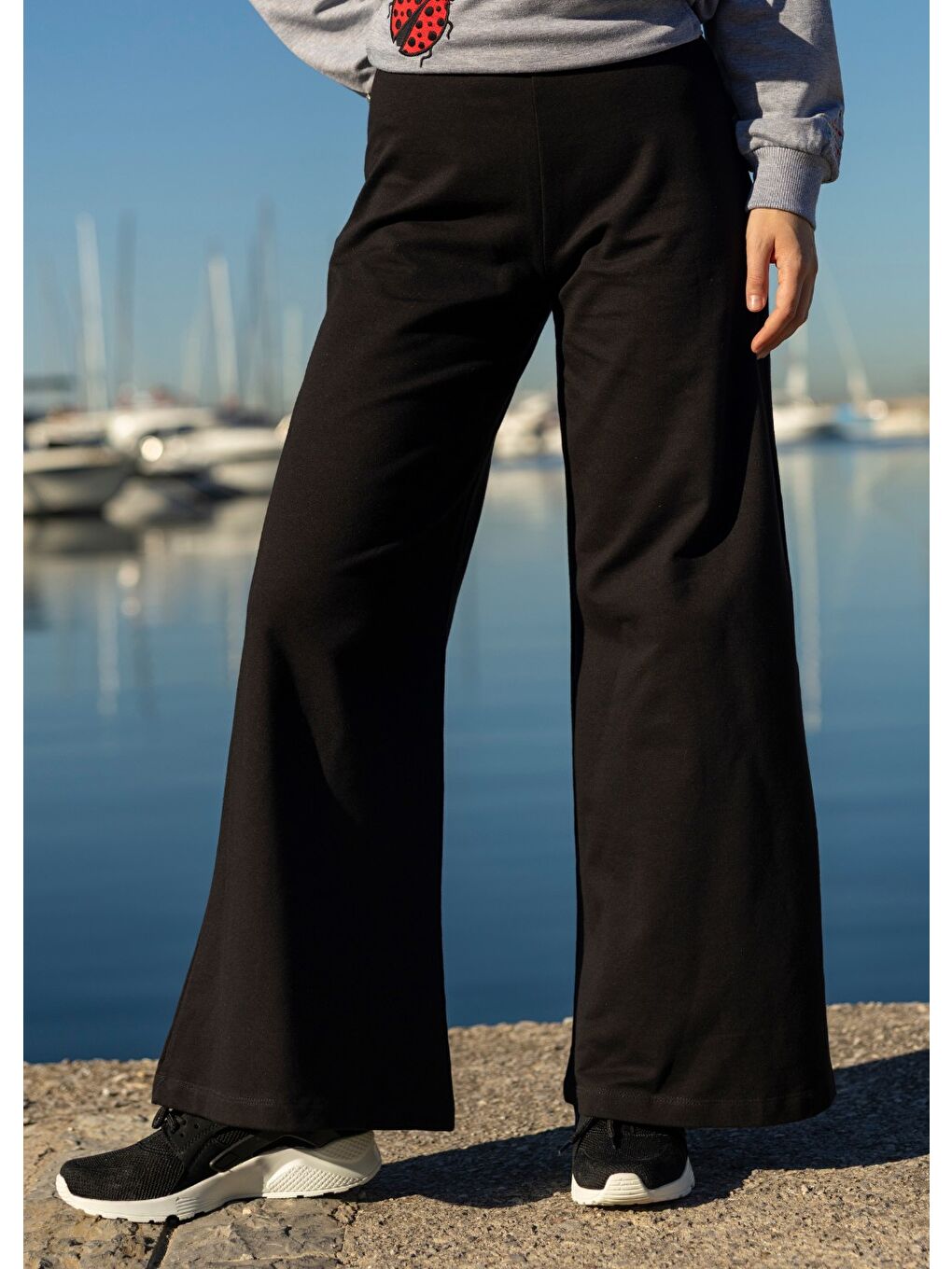 Siyah Eşofman Altı- A Paça