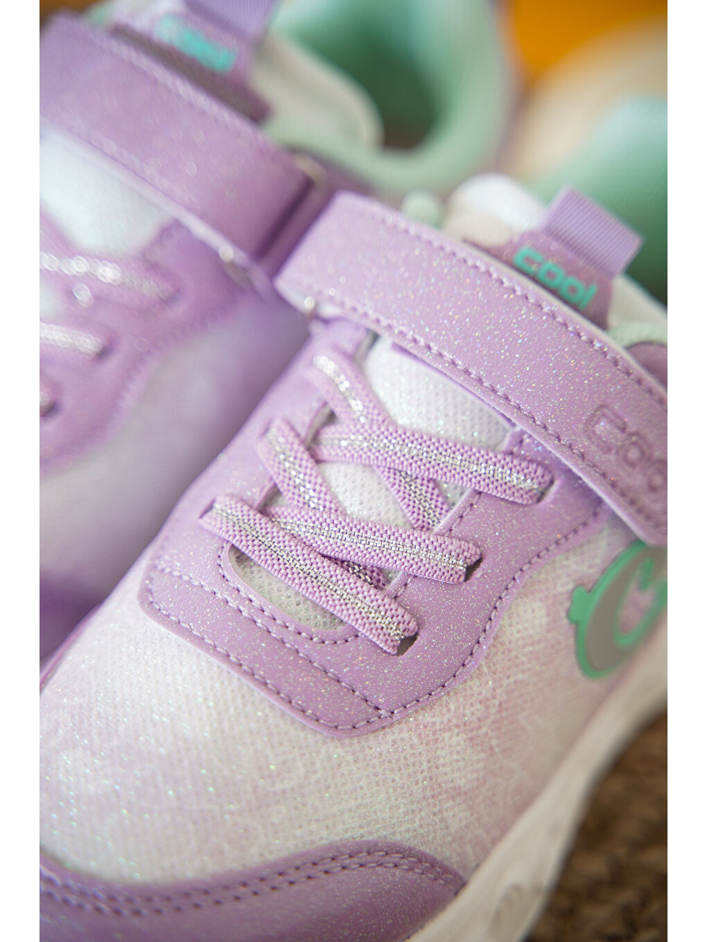 Lila Yuki Cırtlı Kız Çocuk Sneaker Spor Ayakkabı-1