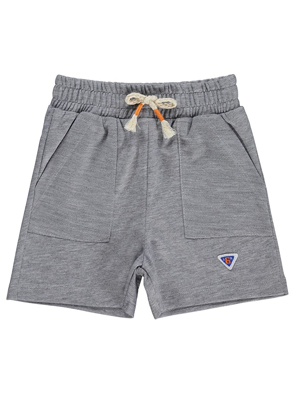 Boys Çift Cepli 2-5 Yaş Şort - Gri 3-4 Yaş
