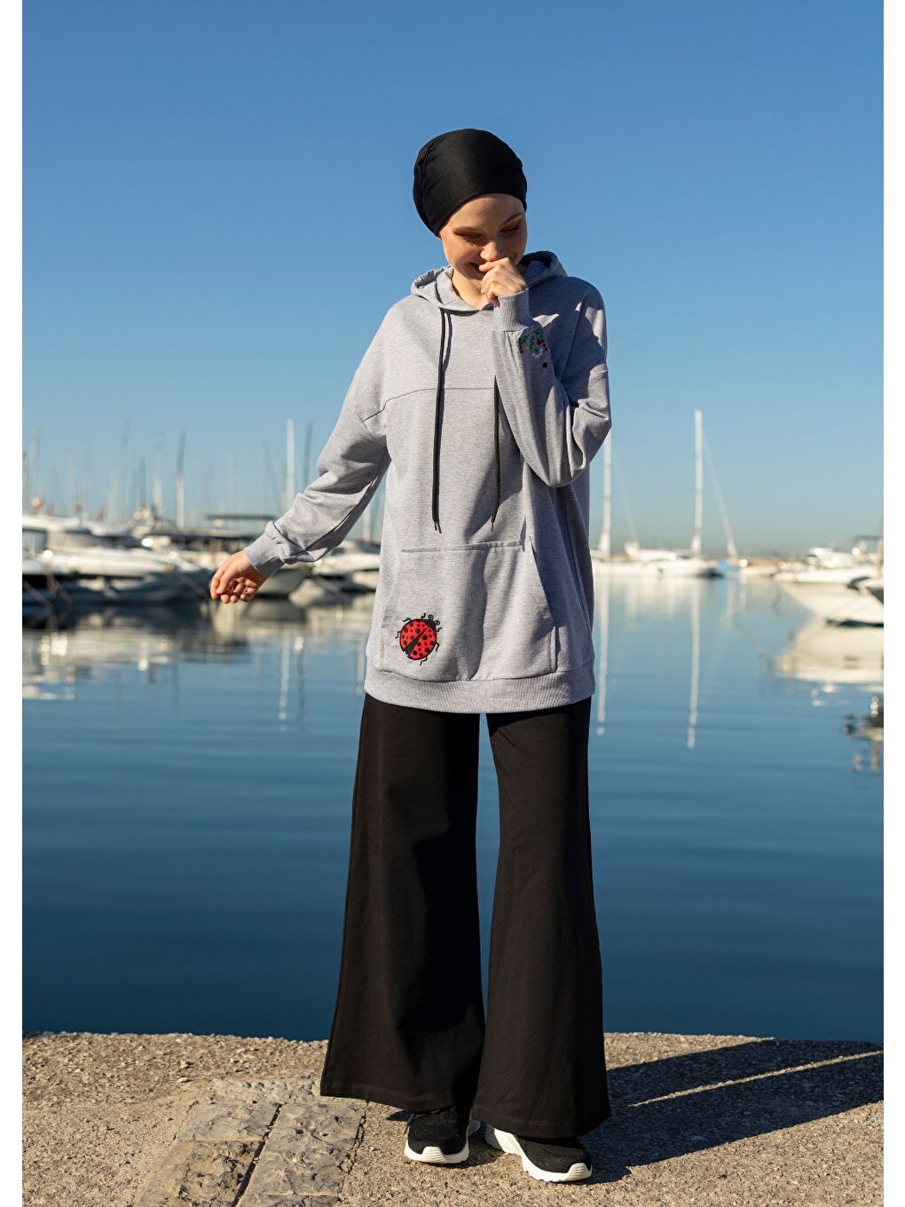 Siyah Eşofman Altı- A Paça-3