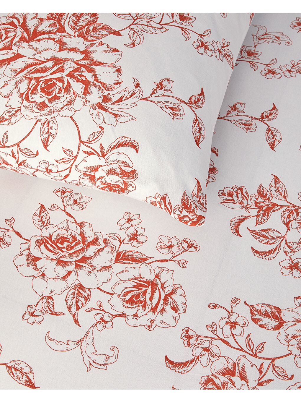 Rosey Violen Pamuklu Ranforce King Size Nevresim Takımı 240x220 cm Turuncu-3