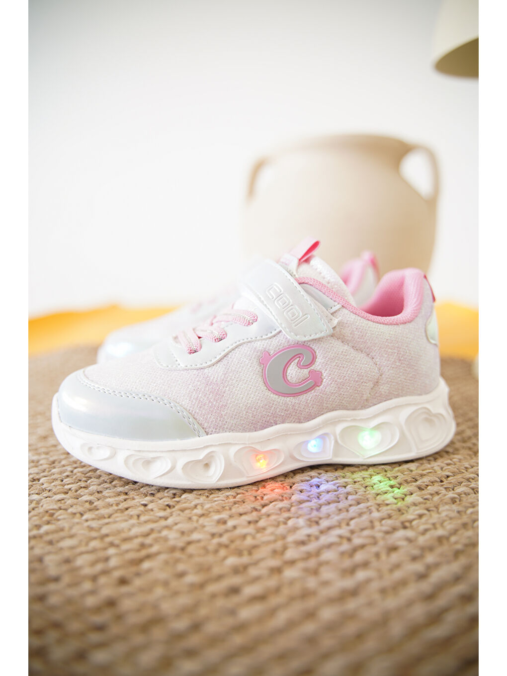 Daxtors Gri Yuki Cırtlı Kız Çocuk Sneaker Spor Ayakkabı