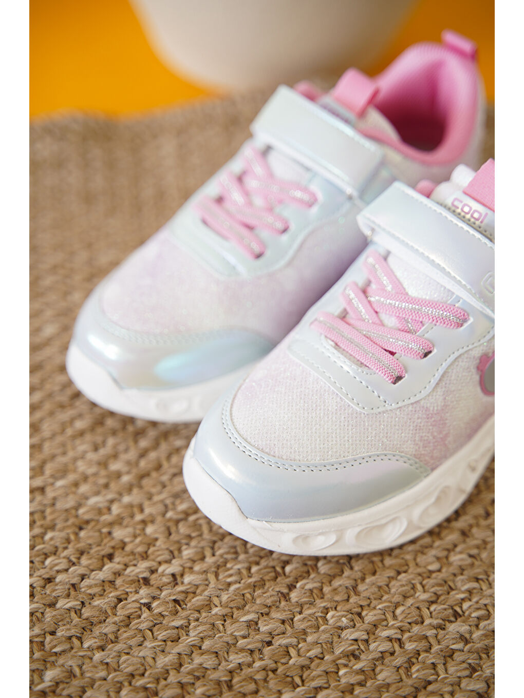 Daxtors Gri Yuki Cırtlı Kız Çocuk Sneaker Spor Ayakkabı - 1
