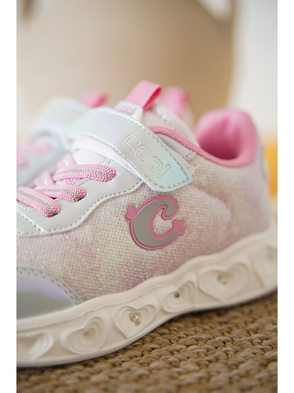 Daxtors Gri Yuki Cırtlı Kız Çocuk Sneaker Spor Ayakkabı - 2
