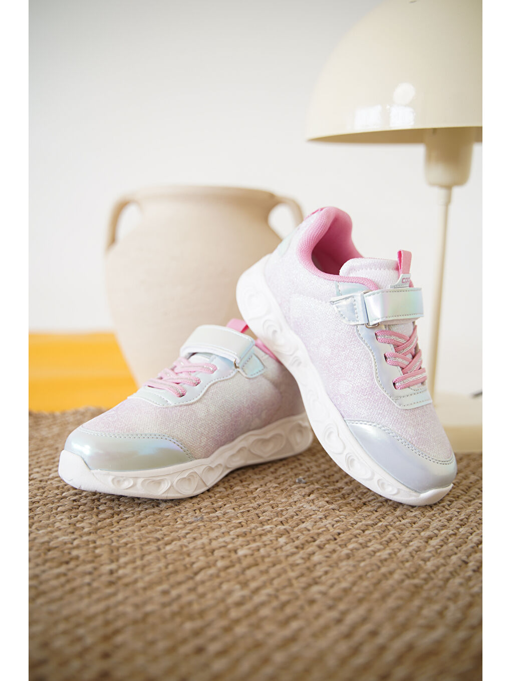 Daxtors Gri Yuki Cırtlı Kız Çocuk Sneaker Spor Ayakkabı - 3