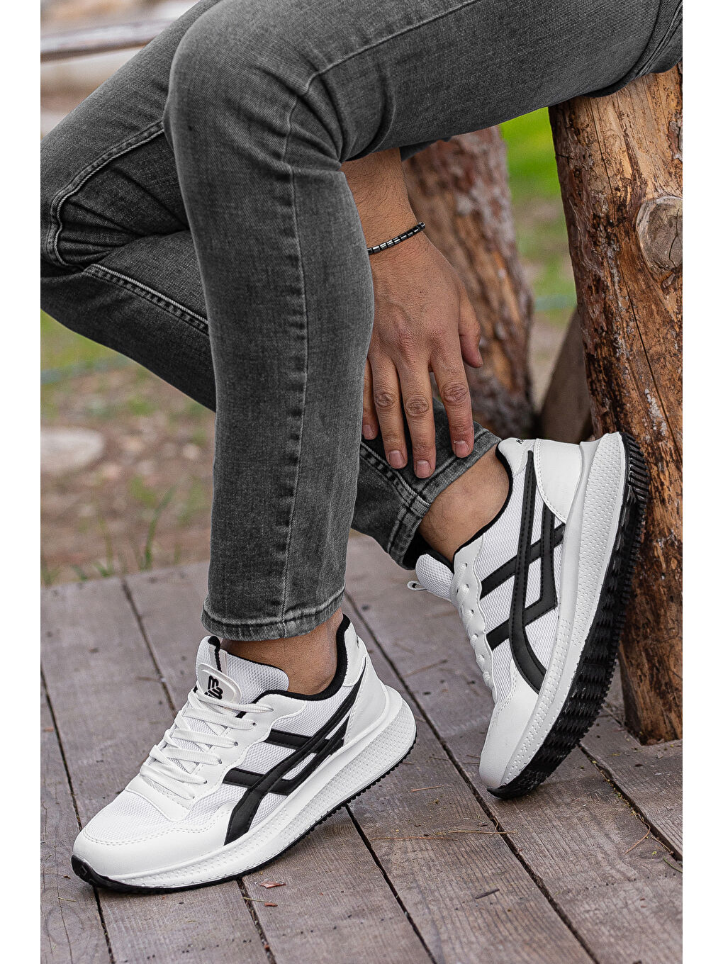 Beyaz D120 Günlük Ortopedik Erkek Sneaker Spor Ayakkabı