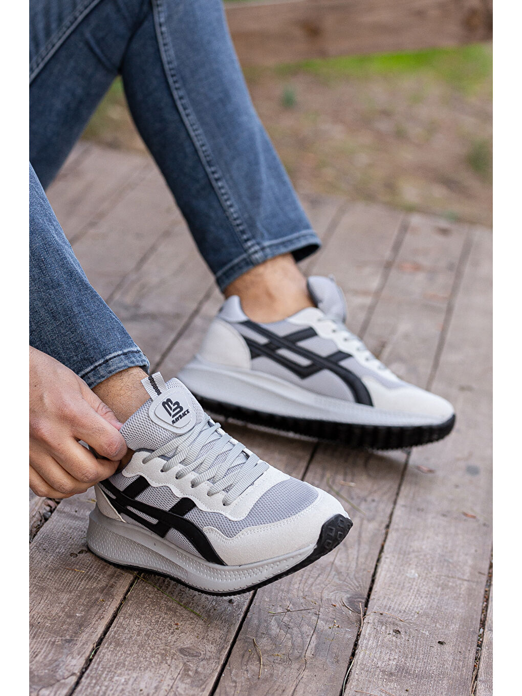 Gri D120 Günlük Ortopedik Erkek Sneaker Spor Ayakkabı-2