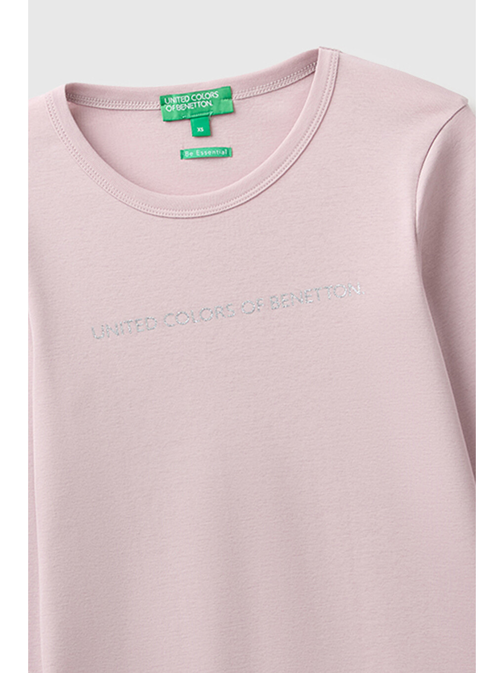 Kadın Lila %100 Pamuk Regular Fit Ribanalı Uzun Kollu T-shirt-2