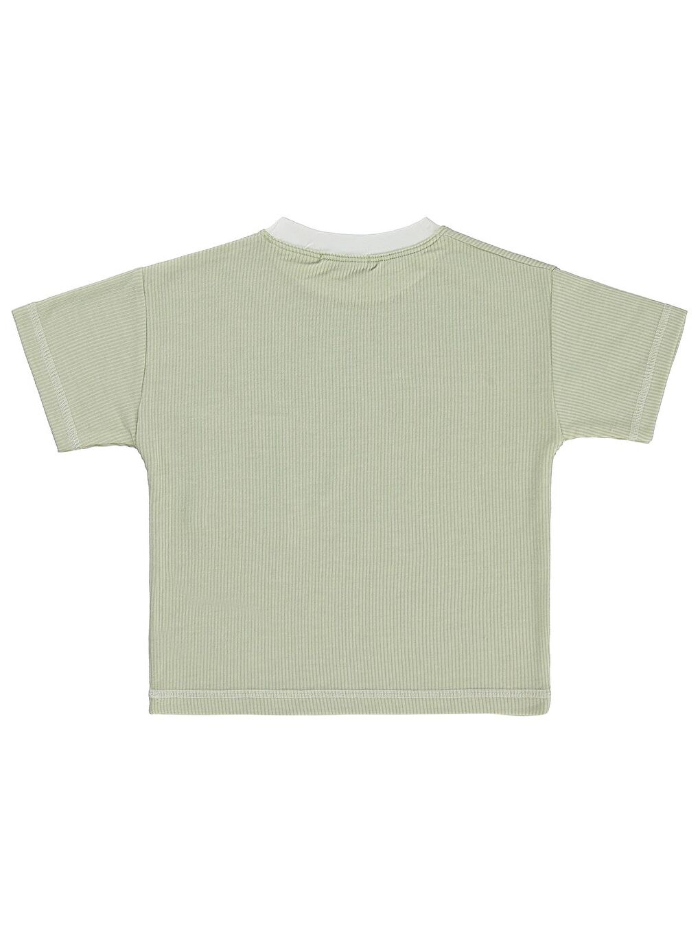 Boys Karyoka Dikişli Cepli 2-5 Yaş Tişört - Yeşil 5-6 Yaş-1