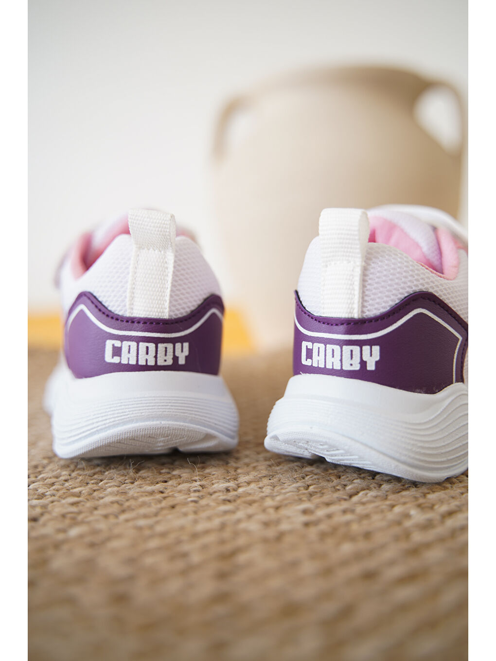 Pembe D0132 Cırtlı Çocuk Unisex Sneaker Spor Ayakkabı-3