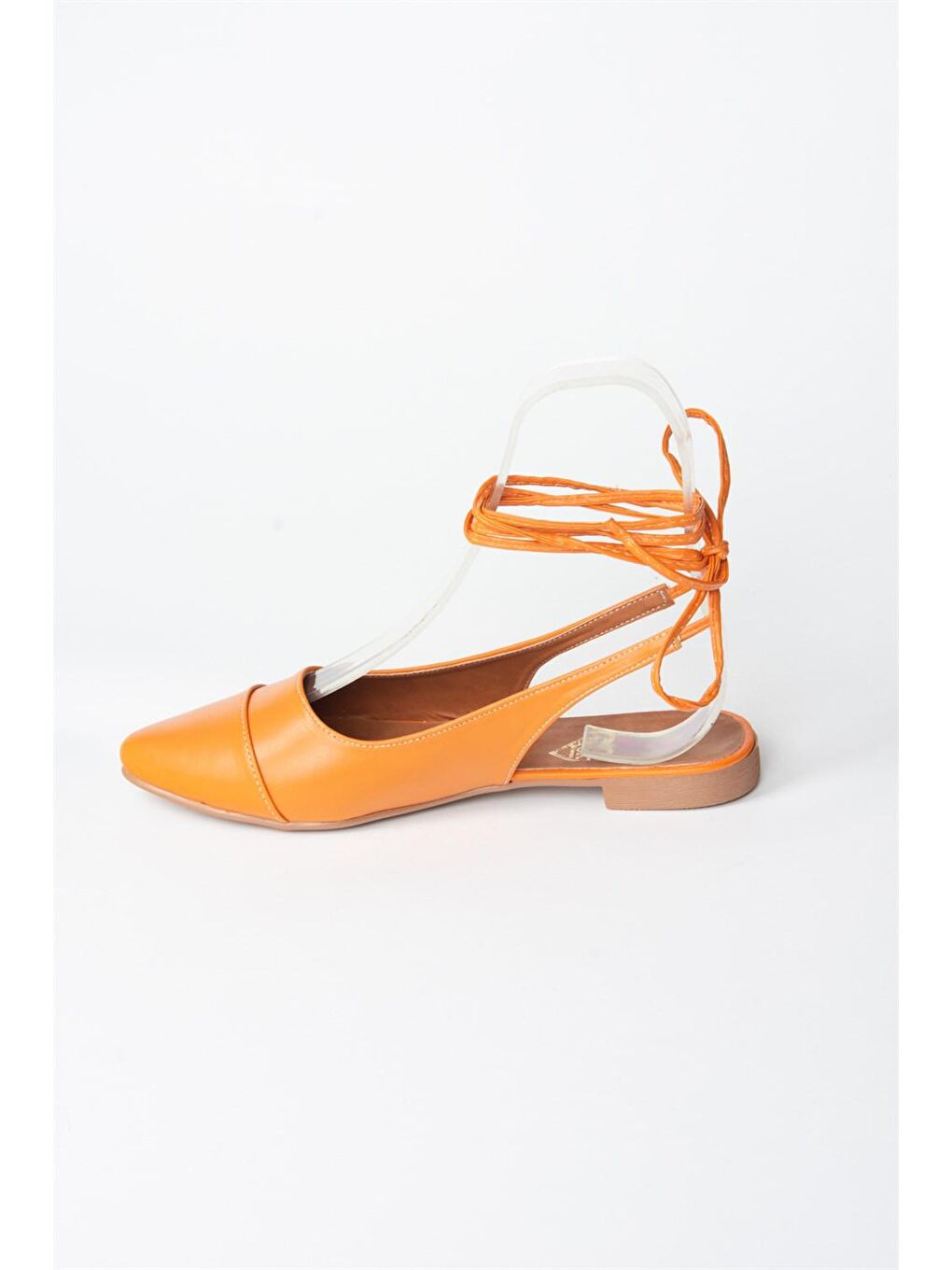 Turuncu Bilek Bağlamalı Kadın Babet M726890209-6