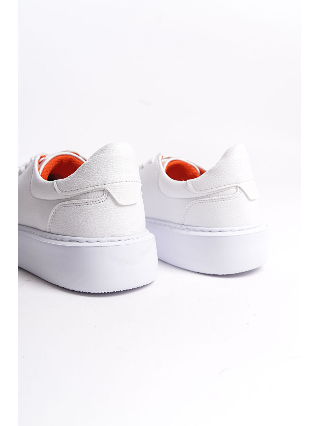 Beyaz D0355 Günlük Ortopedik   Erkek Sneaker Spor Ayakkabı-2