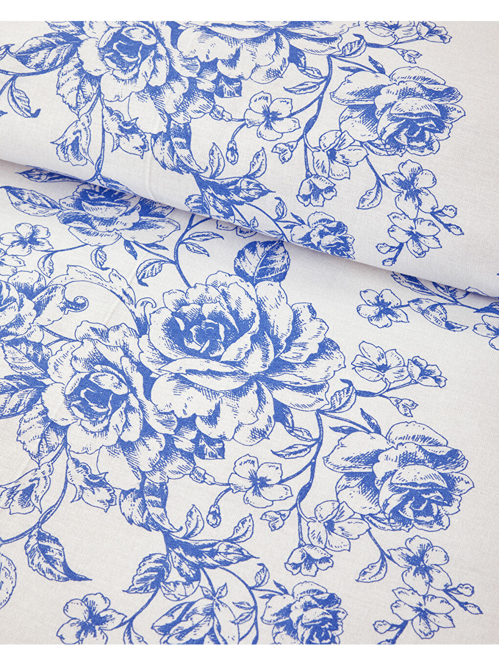 Rosey Violen Pamuklu Ranforce King Size Nevresim Takımı 240x220 cm Mavi-2