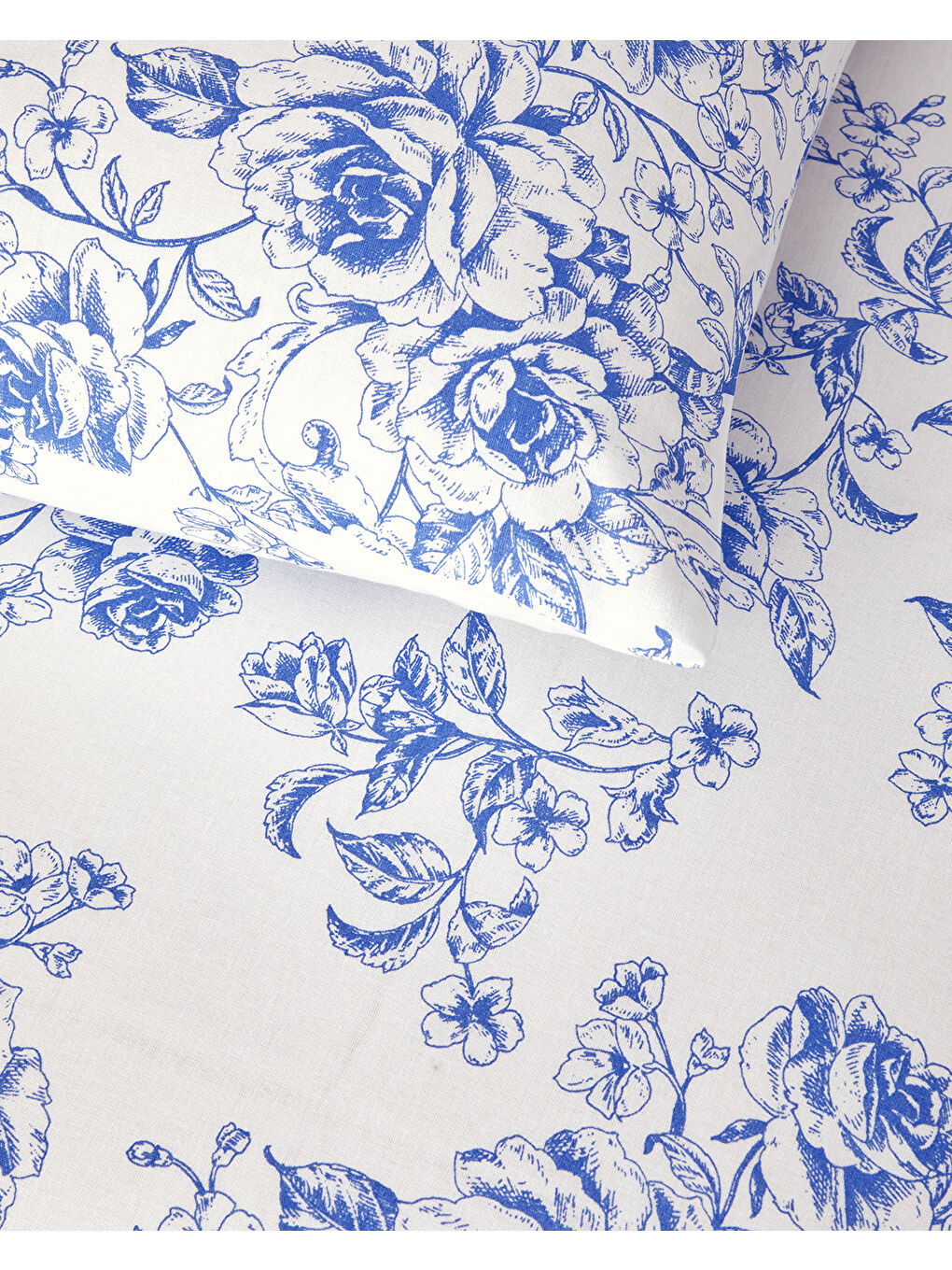 Rosey Violen Pamuklu Ranforce King Size Nevresim Takımı 240x220 cm Mavi-3