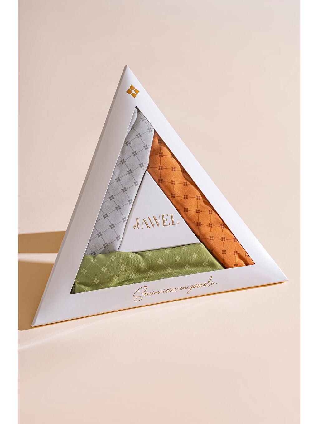 Karışık Kadın Soft Eşarp Paketi (Açık Gri-Kahve-Fıstık Yeşil)