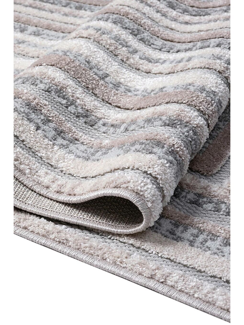 Bej Value 9905 Modern Dokuma Halı-100x200-2