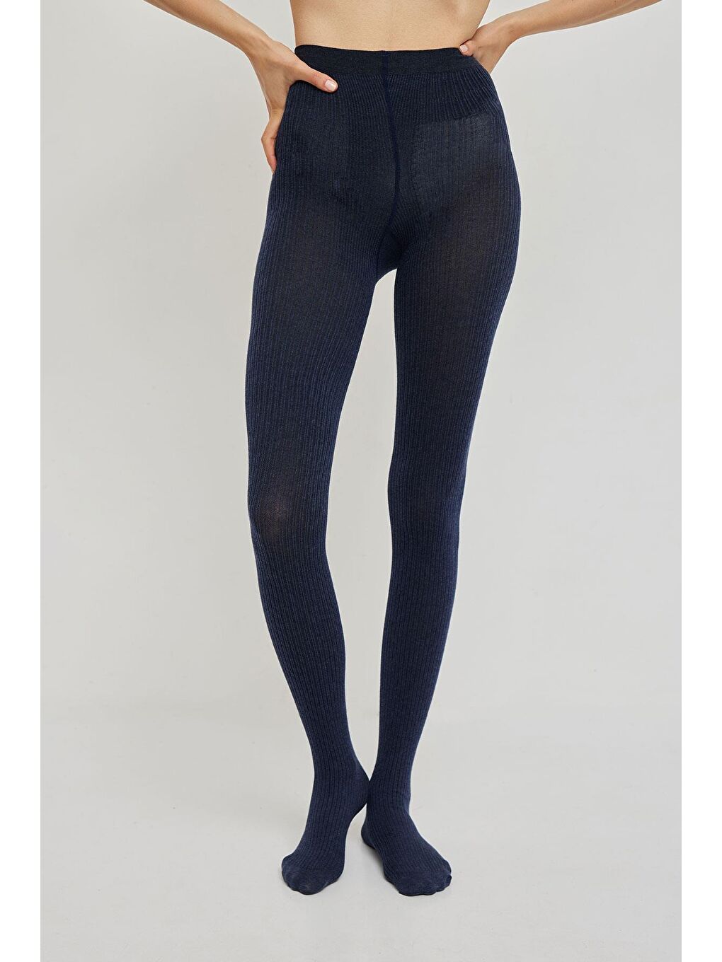 Derby  Modal Bayan Külotlu Çorap Lacivert