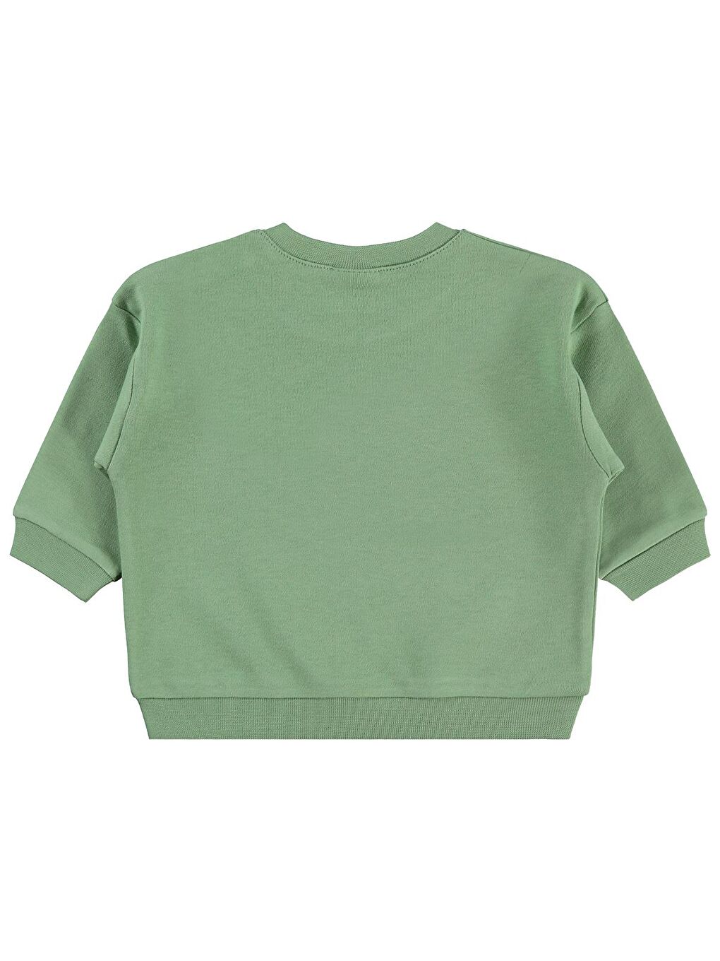 Baby Basic 3-18 Ay Sweatshirt - Haki 3-6 Ay-1