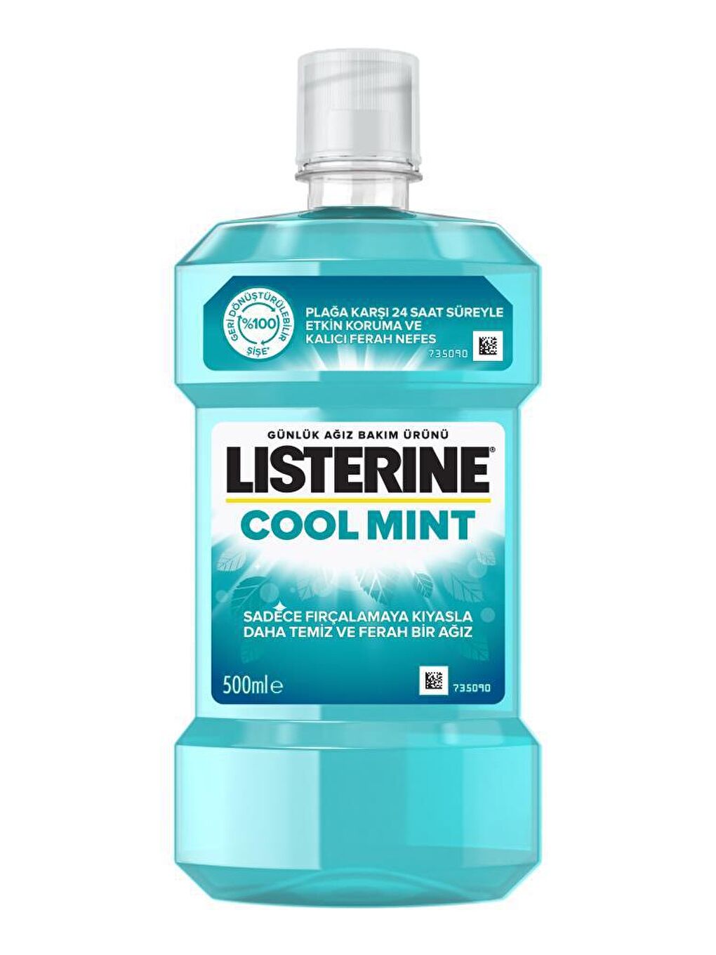 Listerine Renksiz Cool Mint Ağız Bakım Suyu 500 Ml - 6