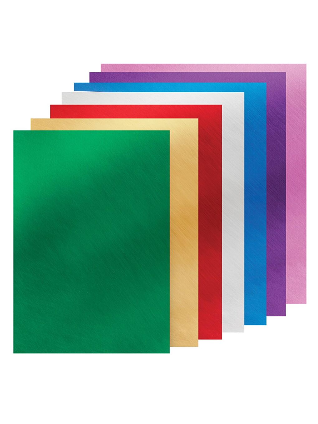 25x35 Metalik Fon Kartonu 10 Renk (KOD : 5565)