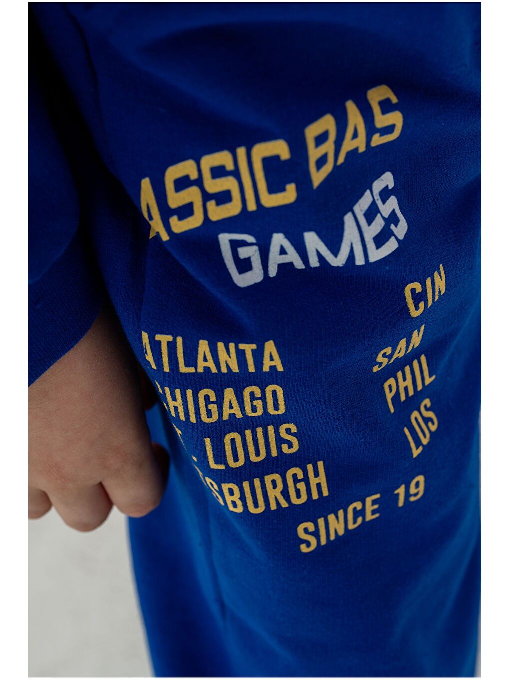 Lacivert Erkek Çocuk Yarım Fermuarlı Mevsimlik Eşofman Takımı-7