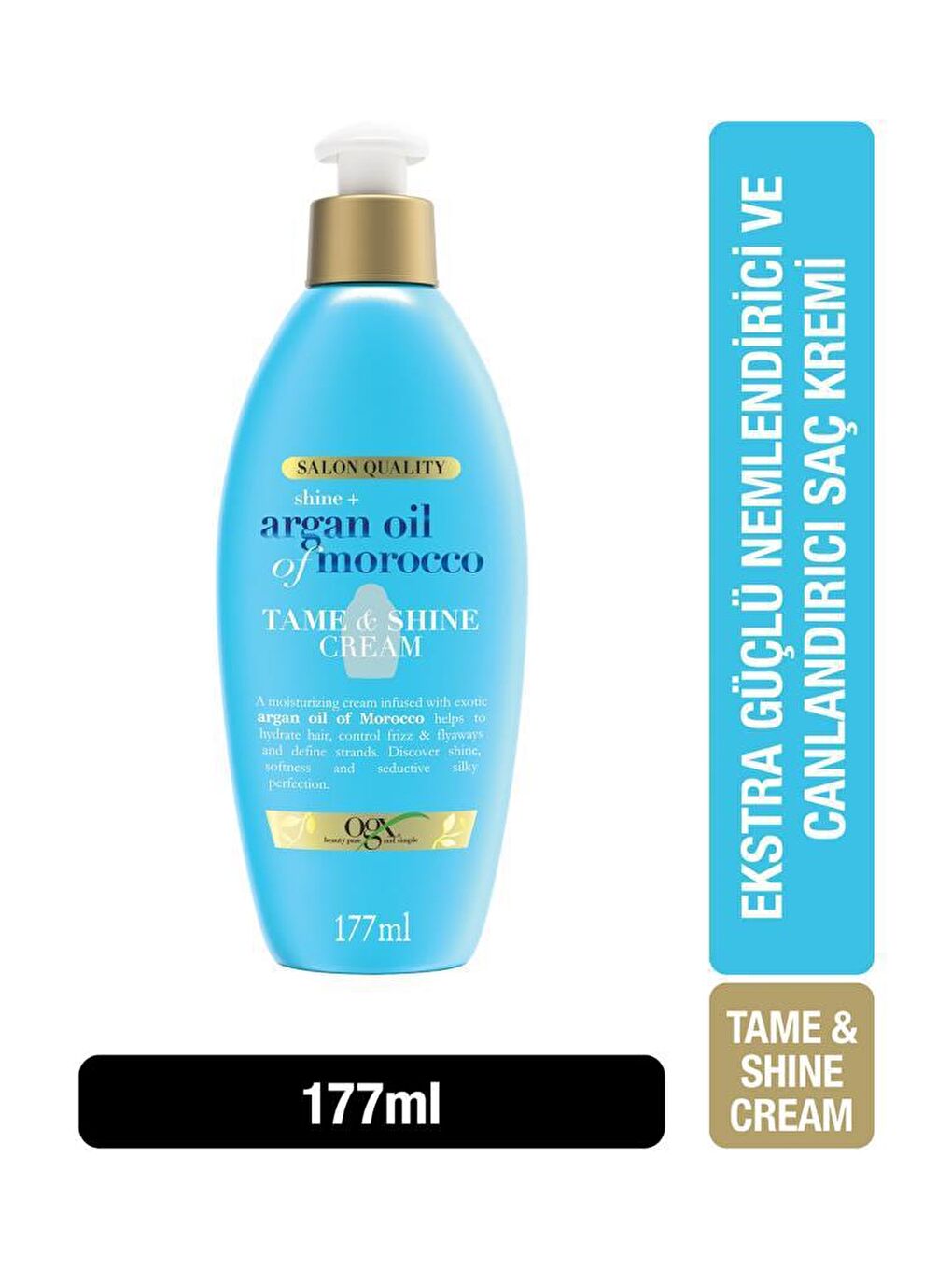 OGX Renksiz Argan Oil of Morocco Tame&Shine Şekillendirici Parlaklık Kremi 177ml