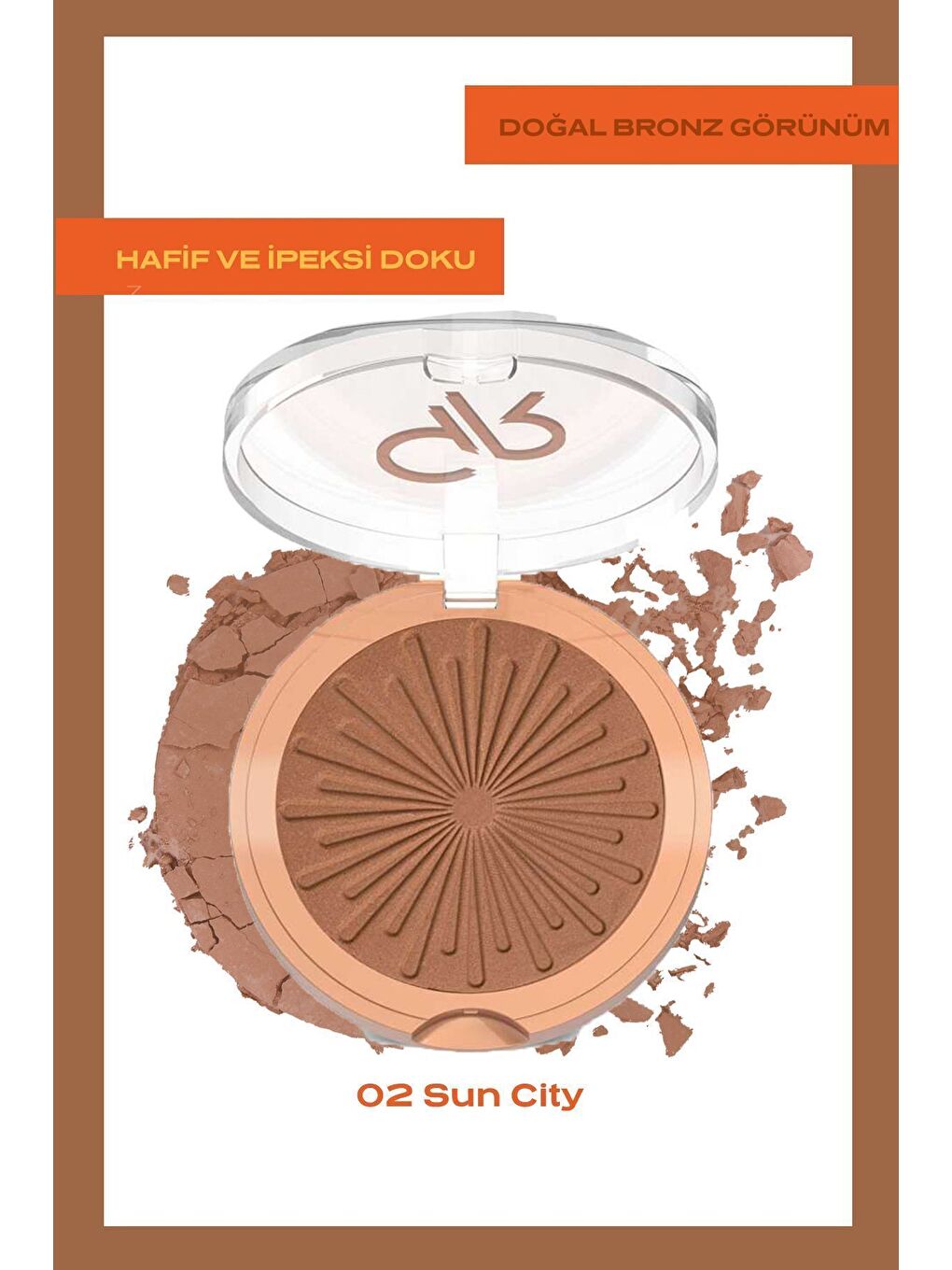 Sun Bright Bronzer Powder No: 02 Sun City - Bronzlaştırıcı Pudra