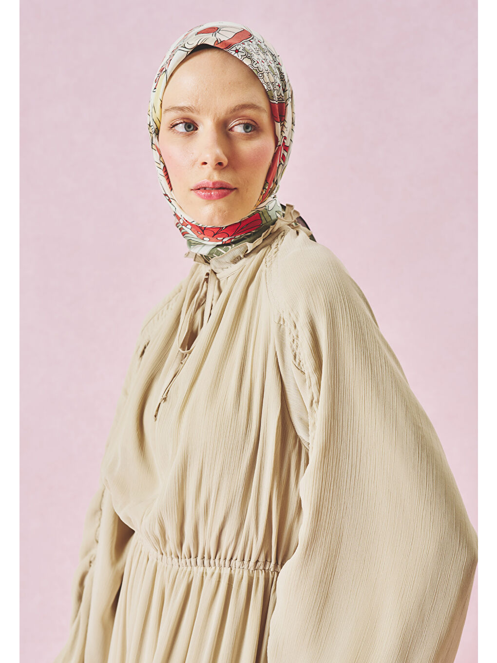 Karışık A CINDIRELLA'S DREAM DESEN FLOŞ VİSKON EŞARP FOREST-2