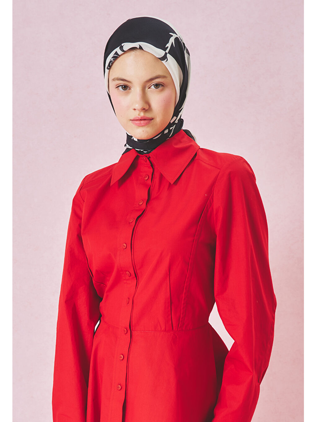 Siyah LOVE REVERIE DESEN FLOŞ VİSKON EŞARP BLACK-3