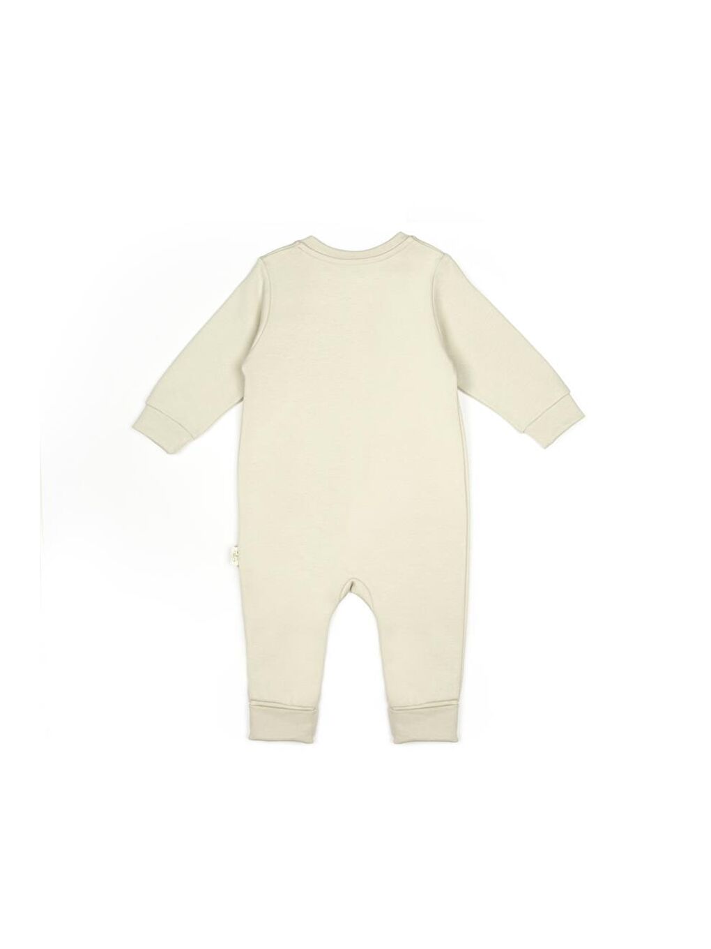 BabyCosy Organic Wear Ekru Bebek Fermuarlı Tulum %100 Organik Pamuk, Bebek ve Yenidoğan Serisi - CSY3045 - 2